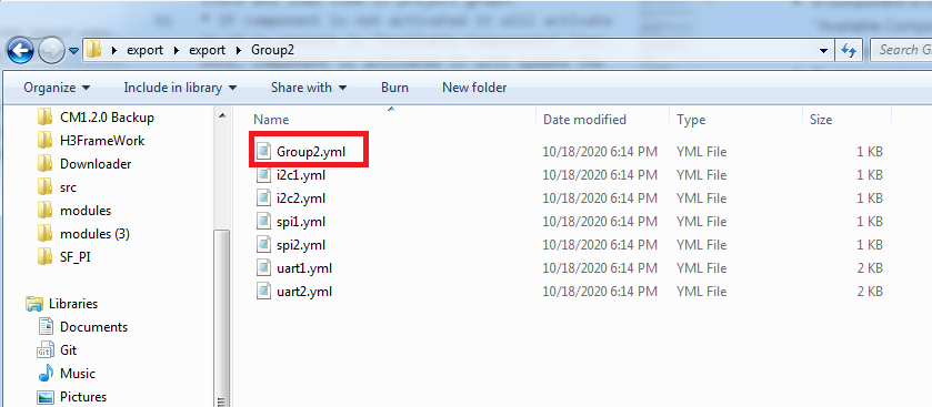 Import Group Component