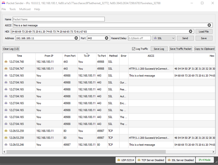 1.14 TCP/IP WolfSSL TCP Server