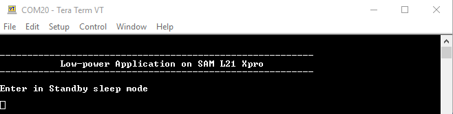 Low-Power Modes Using Curiosity Nano