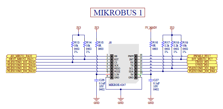 PIC32CXMTG_EK_MikroBUS