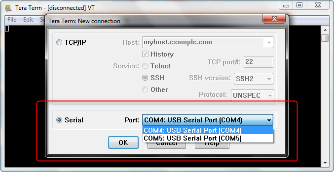 Teraterm New Connection